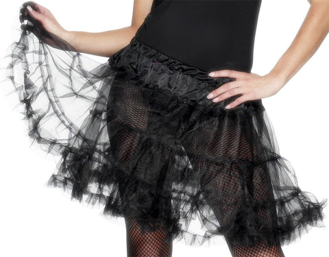 Black Layered Petticoat