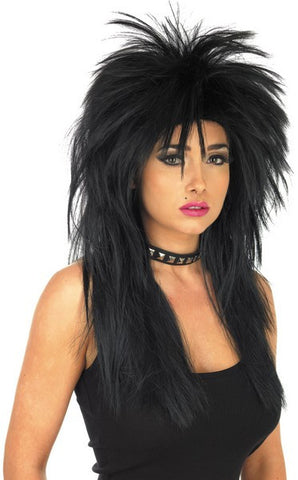 Glam Rock Wig-Black