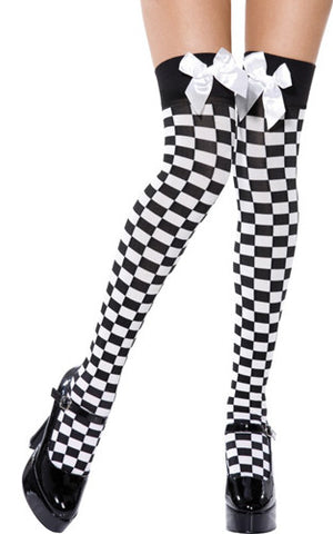 Black&White Check Hold Ups