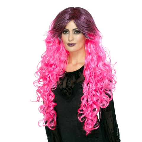 Gothic Glamour Wig-Pink