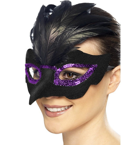 Gothic Raven Masquerade Eyemask