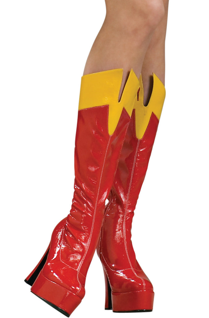 Halloween Costume Supergirl Boot Covers Supergirl Boots Costume –