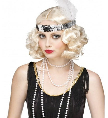 Flirty Flapper Wig-Blonde