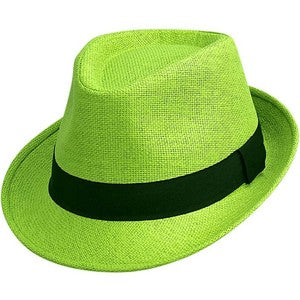 Lime Green Fedora