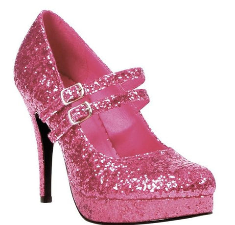 Glitter Dolly Shoes Pink
