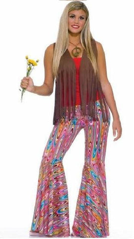 Wild Swirl Bell Bottom Pants