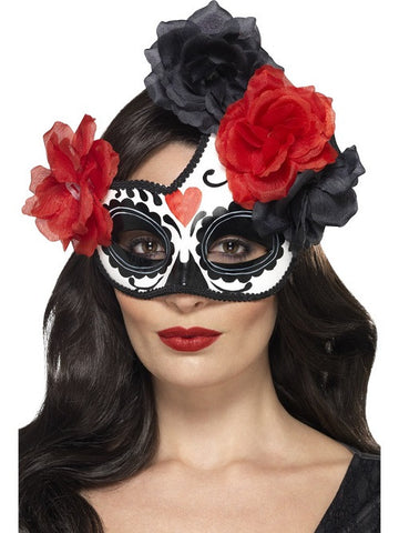 Day of the Dead Cresent Eyemask