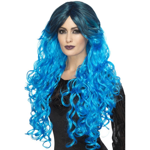 Gothic Glamour Wig-Blue