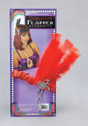 Flapper Headpiece-Red