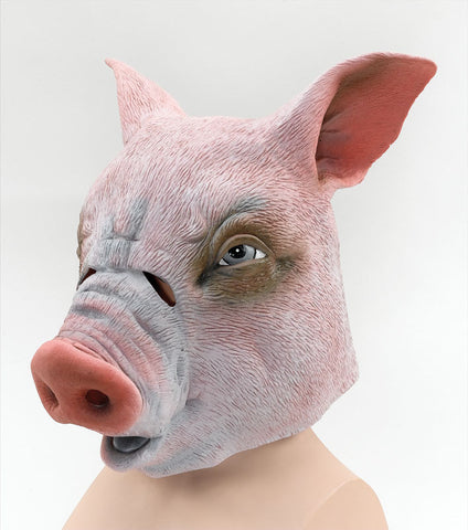 Deluxe Overhead Pig Mask