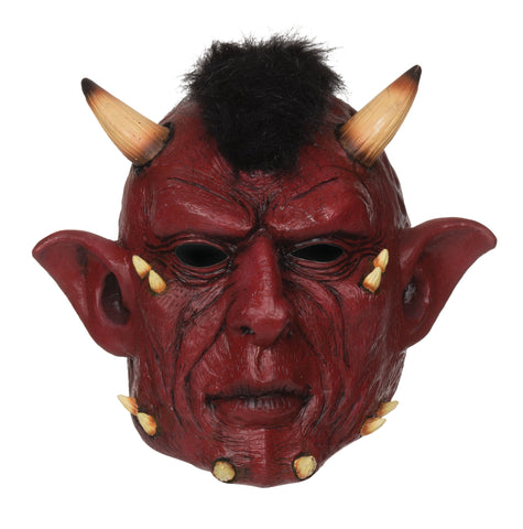 Red Devil Horned Mask