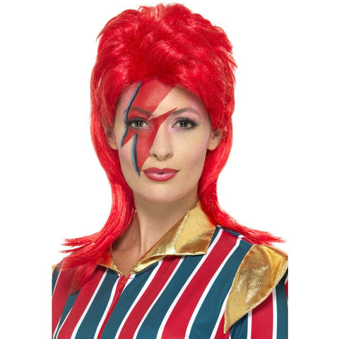 Space Superstar Red Wig