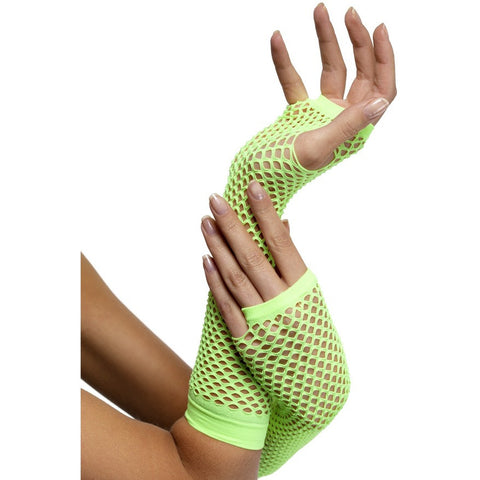 Fishnet Gloves-Green