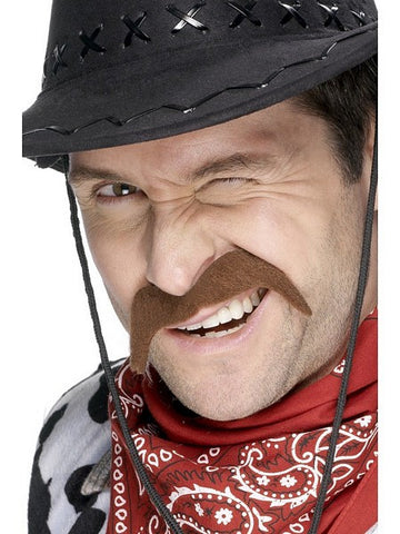 Cowboy Moustache-Brown