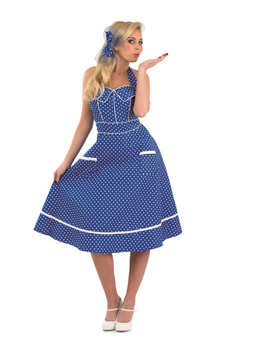 1950's Blue Dress