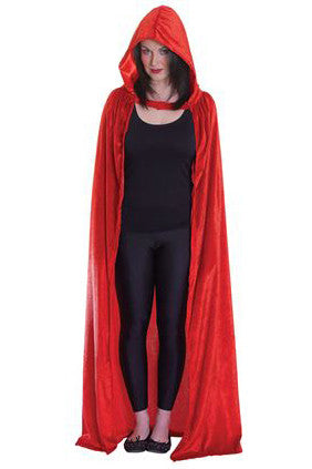 Red  Hooded Cloak