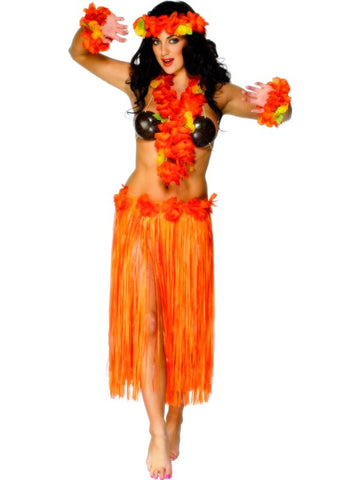 Hawaiian Skirt-Orange
