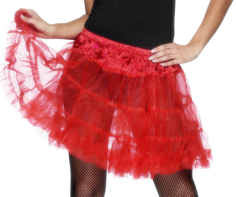 Red Layered Petticoat